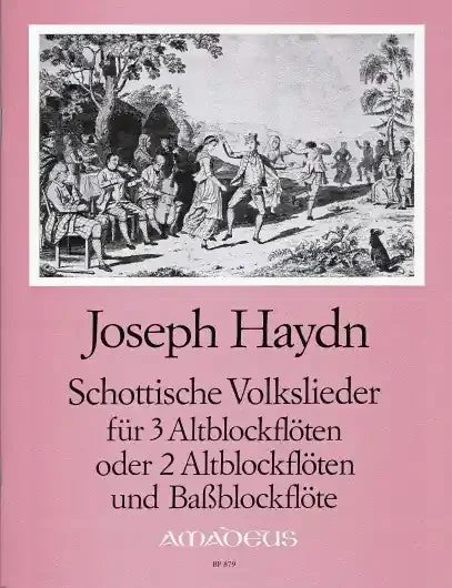 Haydn 22 Scottish Folk Songs for 3 Recorders