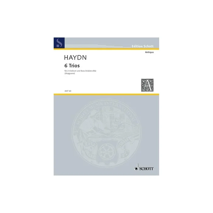Haydn, Joseph – 6 Trios Hob.V: G 1