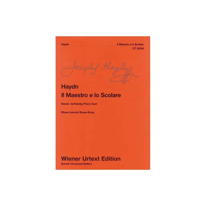 Haydn, Joseph – Il Maestro e lo Scolare Hob.XVIIa:1