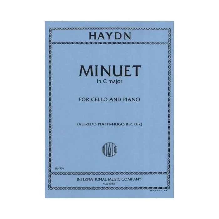 Haydn, Joseph – Minuet in C major