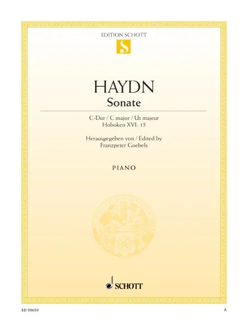 Haydn, Joseph : Haydn, Joseph : Sonata C Major, “Der Birthday” – piano – Schott Digital