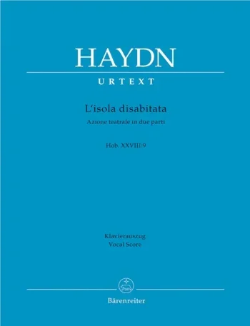 Haydn : L’isola disabitata (Hob.XXVIII:9) (It) (Urtext). : Vocal Score: (Barenreiter)