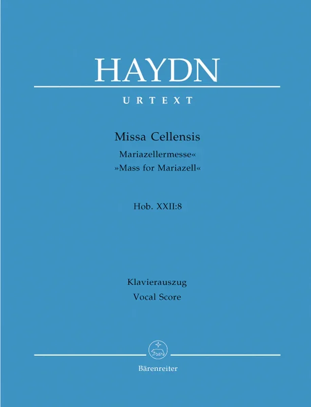 Haydn: Mariazeller Mass – Vocal Score