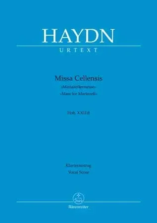 Haydn : Missa Cellensis Mass For Mariazell: Hob.xxii:8: Vocal Score (Barenreiter)