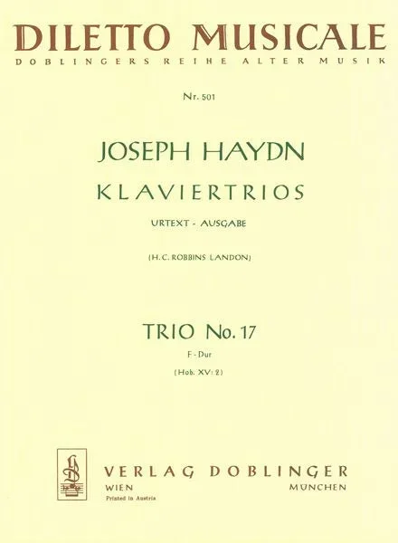 Haydn: Piano Trio No. 17 in F Major, Hob. XV:2
