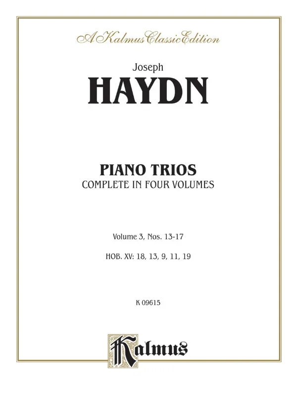 Haydn: Piano Trios – Volume 3 (Hob. XV:18, 13, 9, 11, 19)
