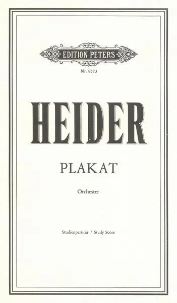 Heider: Plakat