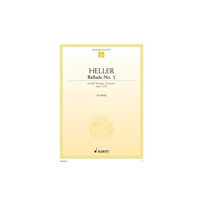 Heller, Stephen – Ballade No. 2 B minor op. 115