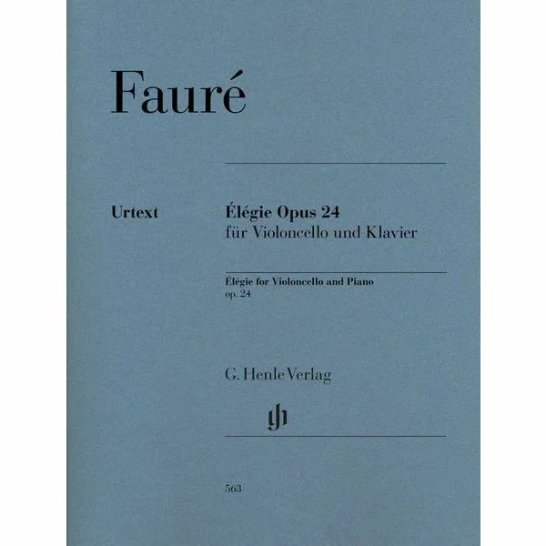 Henle Verlag Fauré Elégie op.24 Cello