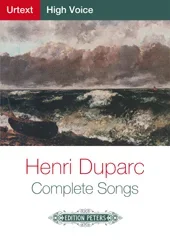 Henri Duparc : Henri Duparc : Extase – Piano, High Voice – Faber Digital