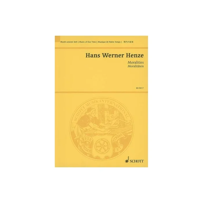 Henze, Hans Werner – Moralities