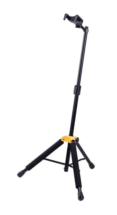 Hercules GS415BPLUS Folding Auto Grip Yoke Guitar Stand