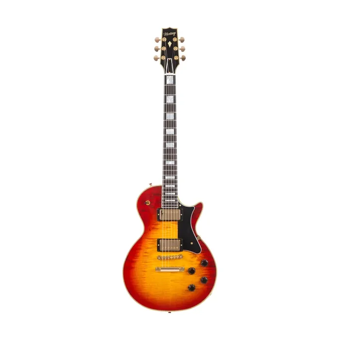 Heritage Custom Shop Core Collection H-157 Maple Top Electric Guitar, Dark Cherry Sunburst