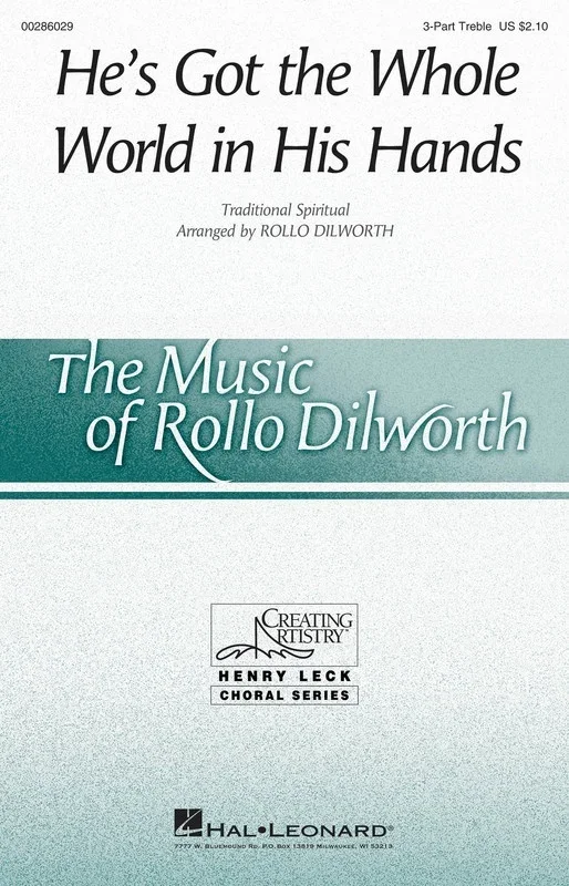 Hes Got The Whole World In His Hands 3 Part Treble (Octavo)