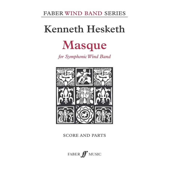 Hesketh, Kenneth – Masque (wind band score and parts)