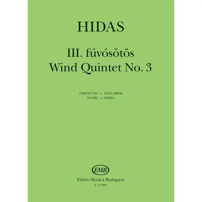 Hidas, Frigyes – Wind Quintet No 3