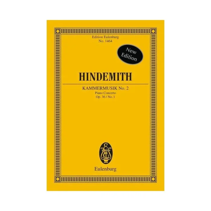 Hindemith, Paul – Chamber Music No. 2 op. 36/1