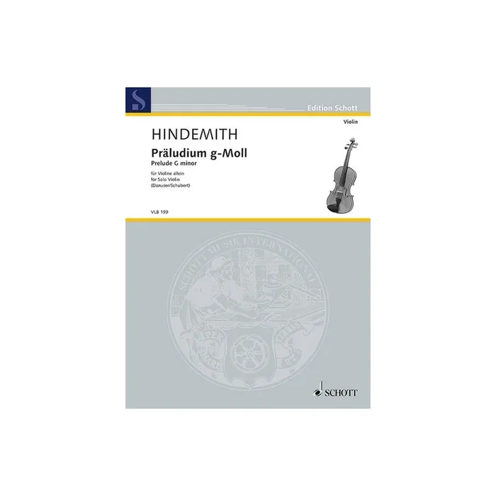 Hindemith, Paul – Präludium G minor