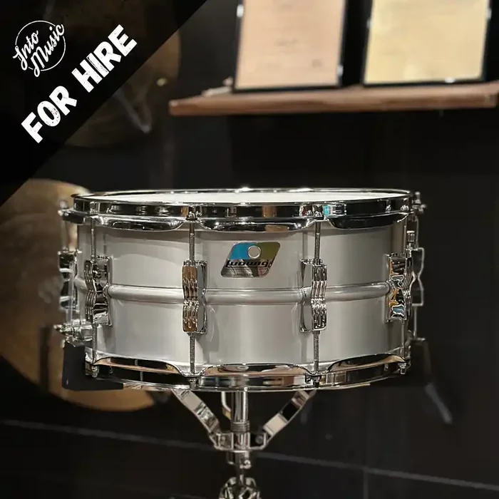 Hire A Ludwig Acrolite 14×6.5″ Aluminium Snare Drum