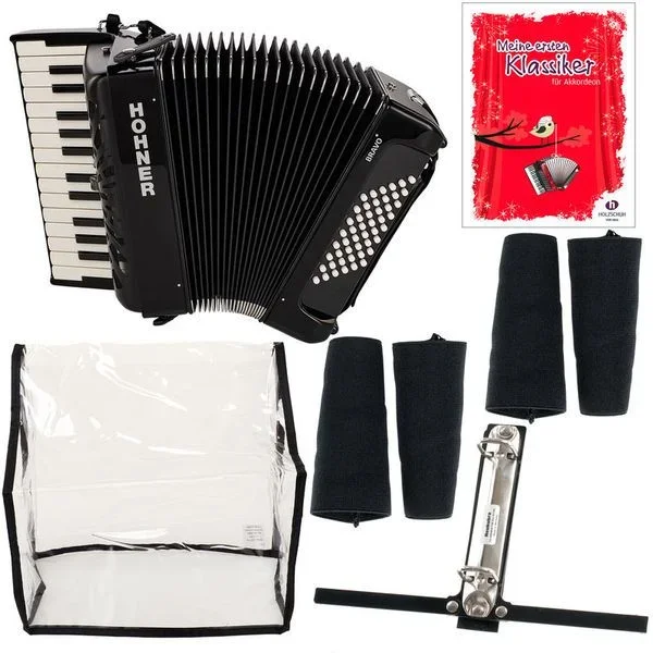 Hohner Bravo II 48 black Set