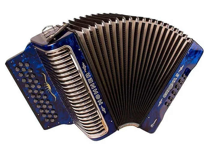 Hohner CXGBL Corona II Xtreme GCF Accordion in Pearl Dark Blue Finish (Pre-Order ONLY)