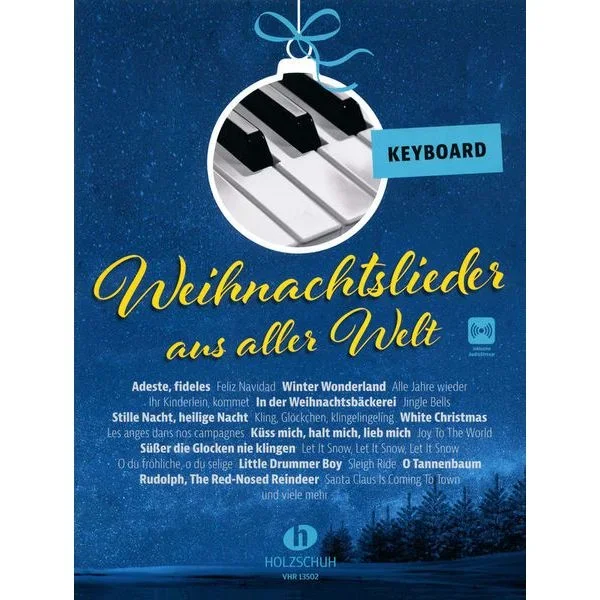 Holzschuh Verlag Weihnachtslieder Welt Keyboard