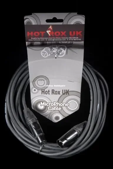 Hot Rox UK, Audio Spares, Microphone Lead, XLR-M to XLR-F