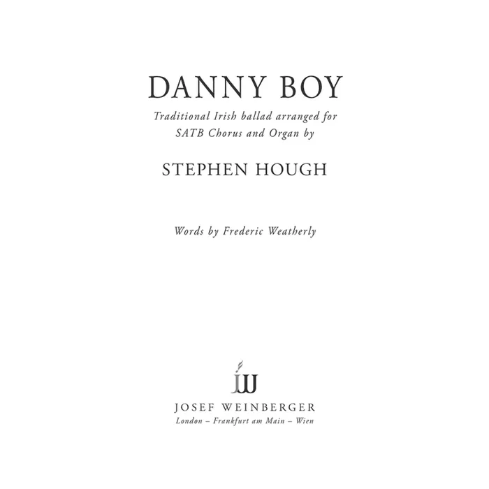 Hough, Stephen – Danny Boy