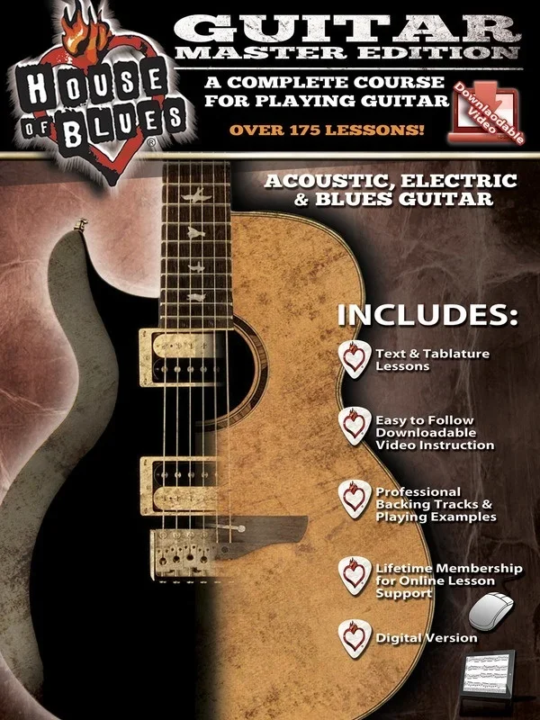 House Of Blues Guitar Master Edition Book/Olv (Softcover Book/Online Video)
