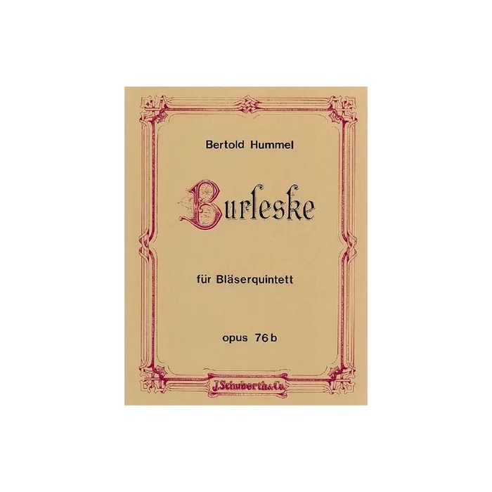 Hummel, Bertold – Burleske op. 76b
