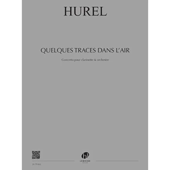 Hurel, Philippe – Quelques traces dans l’air