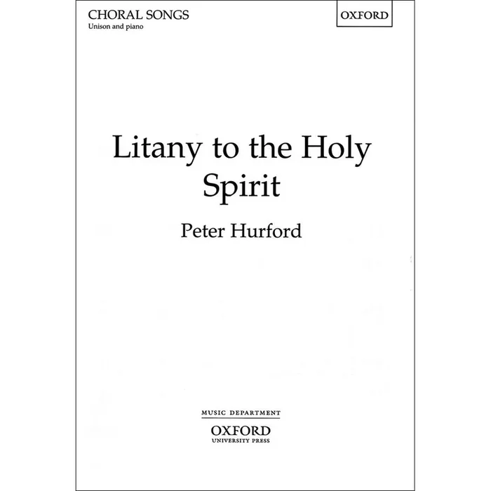 Hurford, Peter – Litany to the Holy Spirit