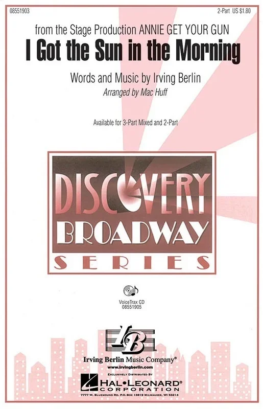 I Got The Sun In The Morning 3 Pt Mixed (Octavo)