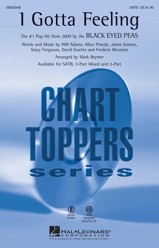 I Gotta Feeling 3Pt (Octavo)