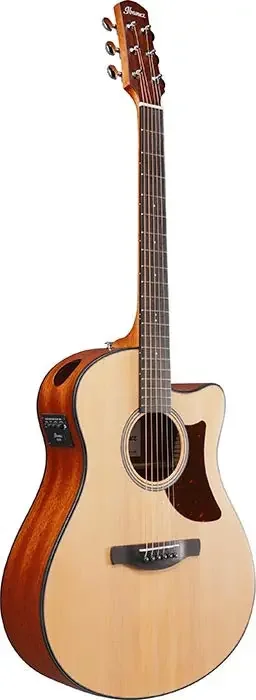 Ibanez AAM50CE-OPN Solid Top Advanced Auditorium Electro Acoustic Guitar – Open Pore Natural