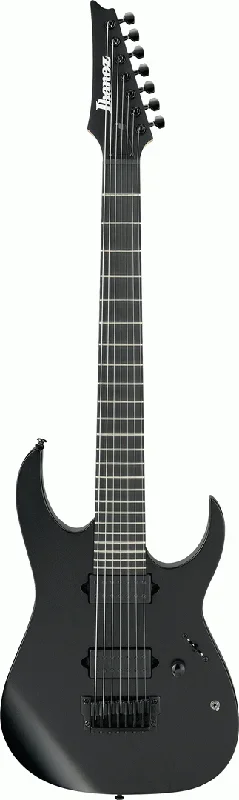 Ibanez RGIXL7 BKF Electric Guitar (Black Flat)
