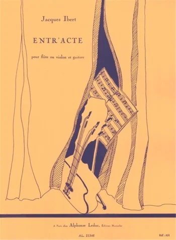 Ibert : Entracte: Guitar & Flute (Leduc)