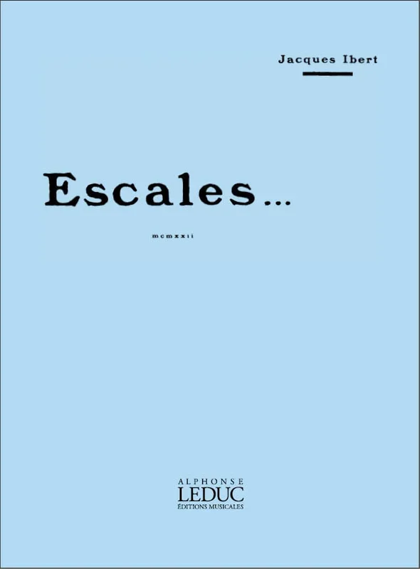 Ibert: Escales