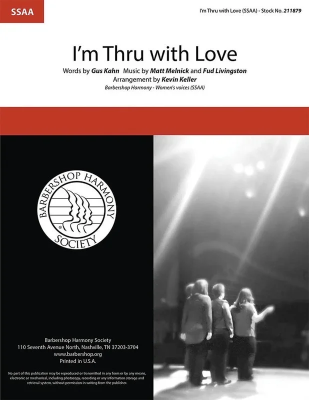 Im Thru With Love SSAA A Cappella (Octavo)