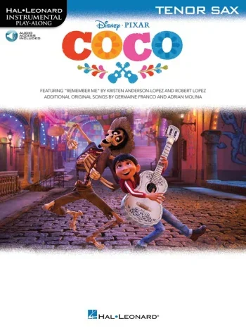 Instrumental Play-Along Coco: Tenor Saxophone (Book/Online Audio)