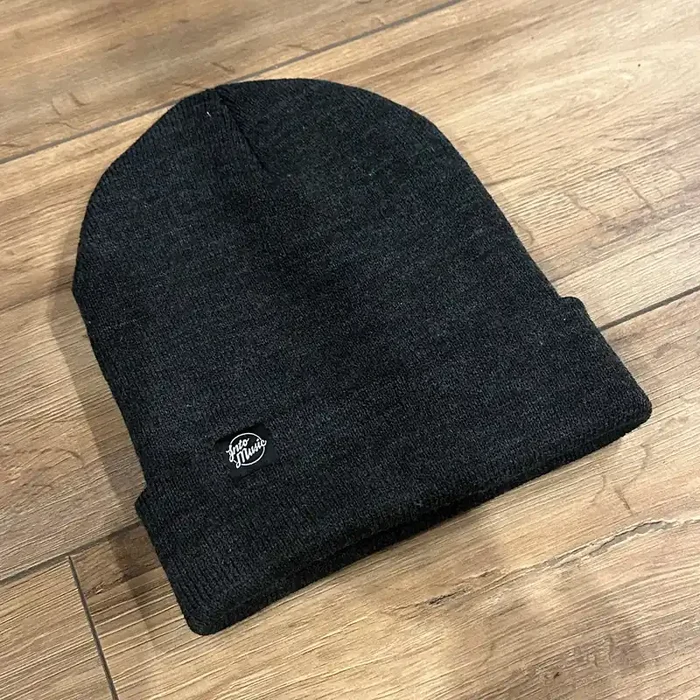 Into Music ‘Support Your Local Drum Store‘ Beanie Hat Charcoal