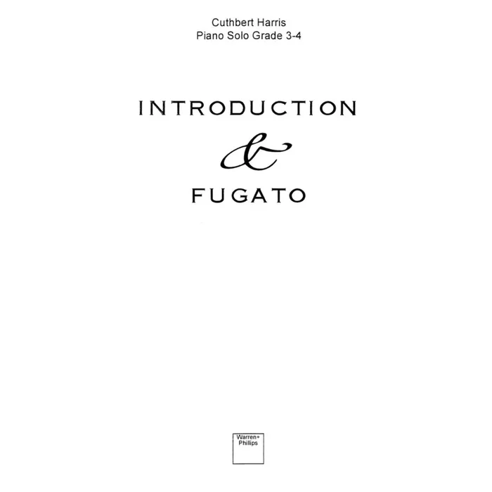 Introduction and Fugato – Harris, Cuthburt