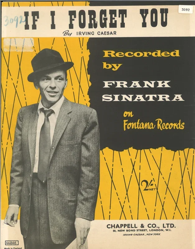 Irving Caesar : Irving Caesar : If I Forget You – Guitar, Piano, Voice – Faber Digital