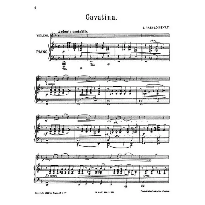 J., H. Henry – Cavatina