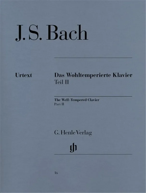 J.S. Bach – The Well-Tempered Clavier Part 2 – Solo Piano