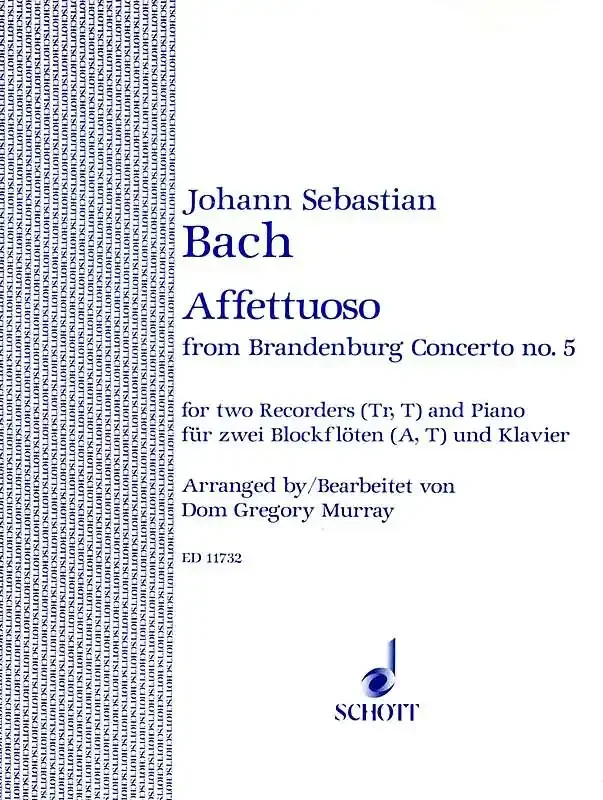 J. S. Bach Affetuoso for 2 Recorders and Keyboard