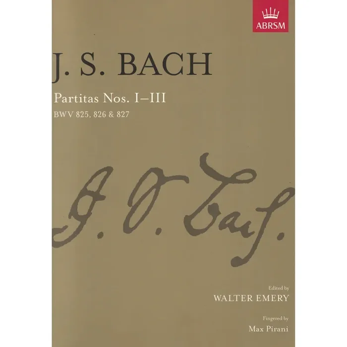 J.S. Bach Partitas Nos. I – III (BWV 825, 826 & 827)