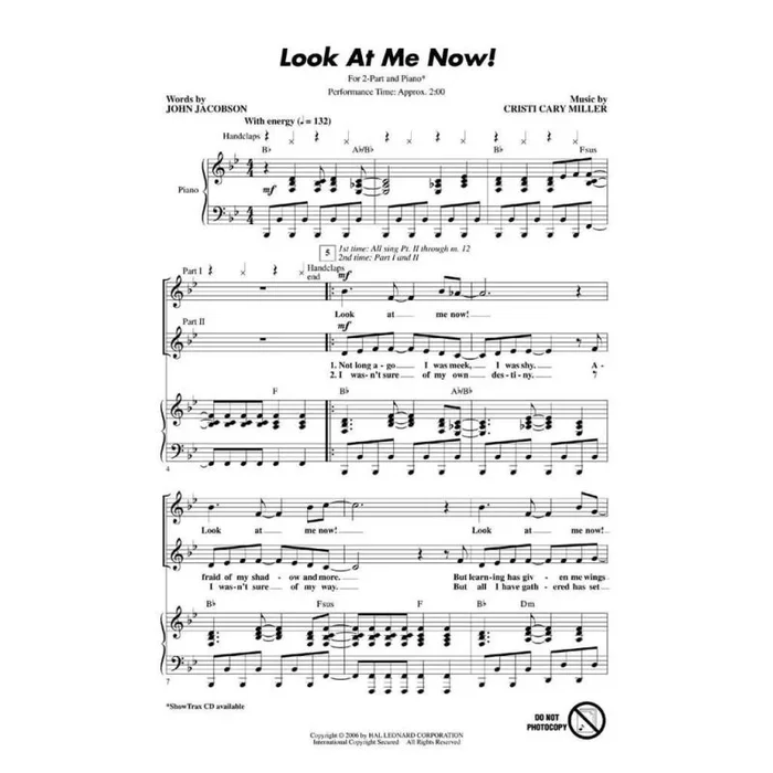 Jacobson, John – Look at Me Now!