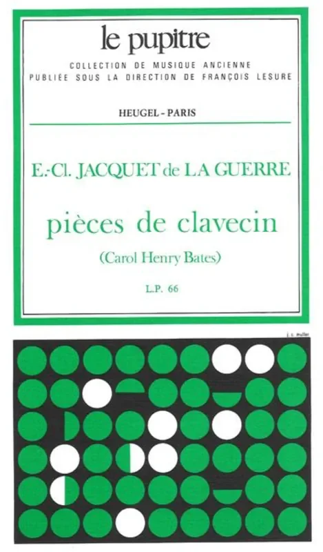 Jacquet de la Guerre Pieces de Clavecin