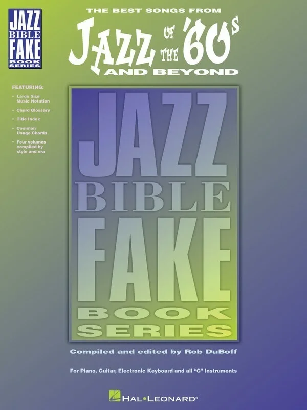 Jazz Of The 60s Jazz Bible Fake Book C Instrumental (Softcover Book)